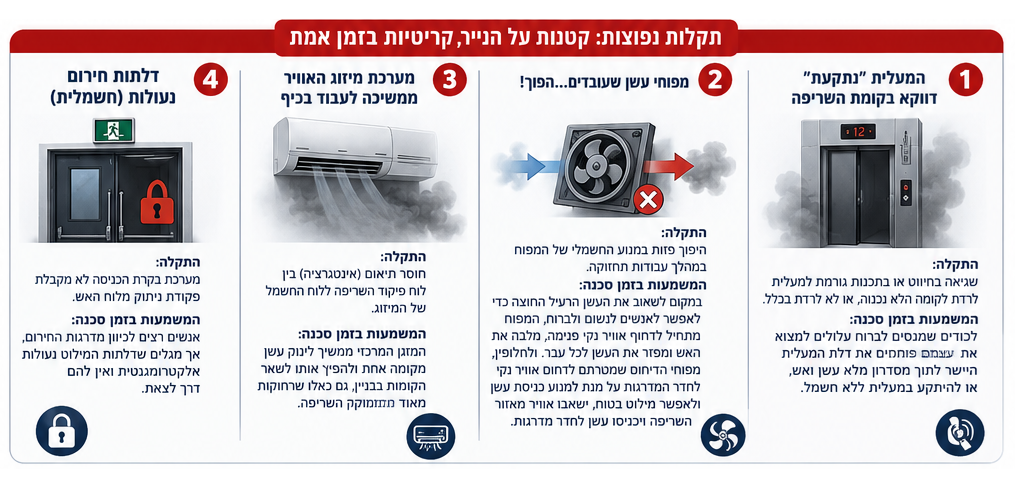 תקלות נפוצות